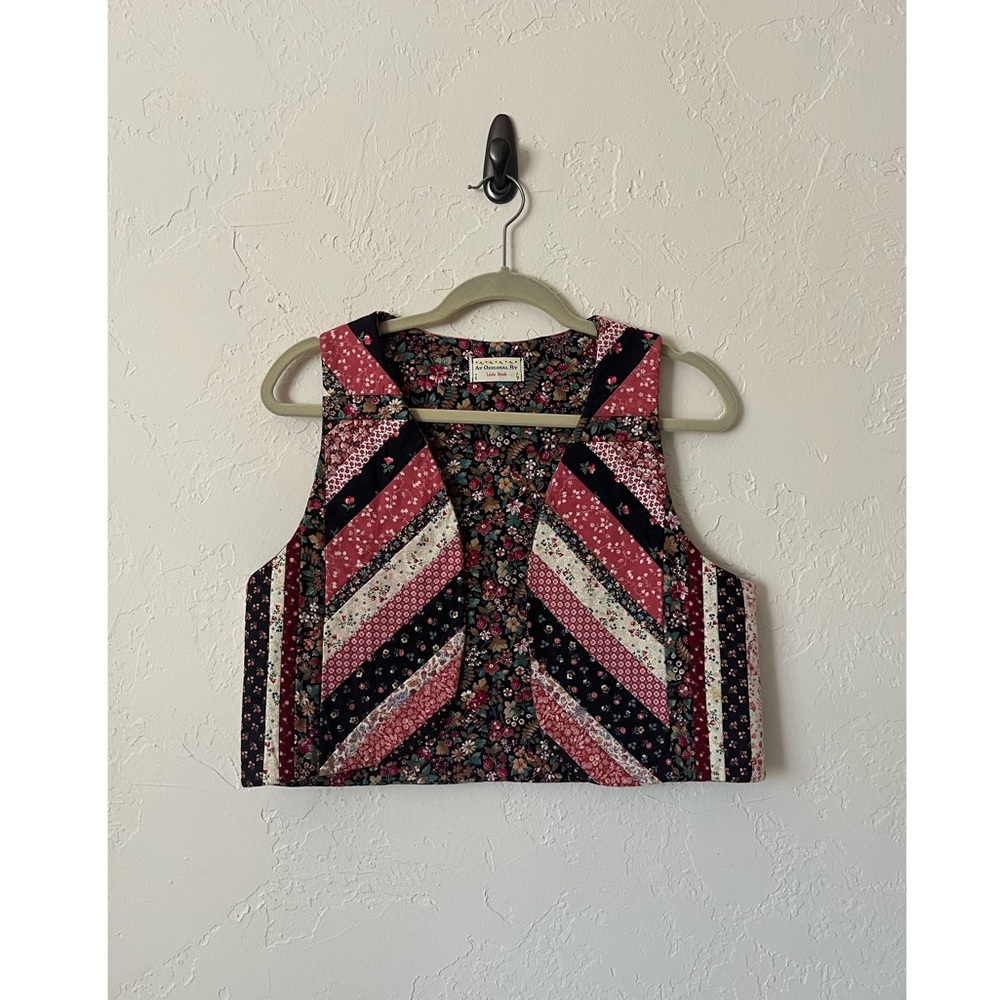 80s quilted vest.